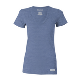 Epic Brand Camiseta Triblend con cuello en V profundo para mujer