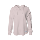 Sudadera con capucha ligera con lavado de ropa Epic Brand para mujer