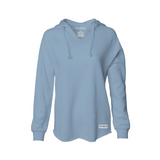 Sudadera con capucha ligera con lavado de ropa Epic Brand para mujer